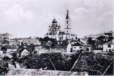 Замкова гора Хресто-Воздвиженська церква Житомира початок XX-го століття 1 Хресто-Воздвиженська церква