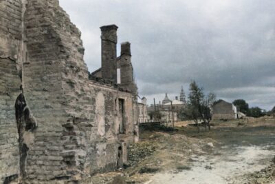 Спасо-Преображенський Собор 1942 Окупація Житомира, зруйновані будинки