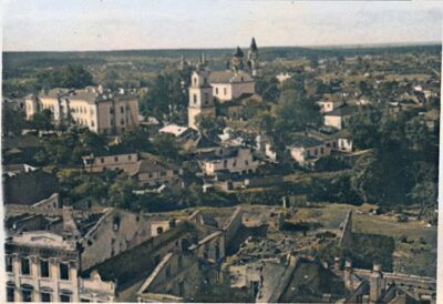 Хрестовоздвиженська церква та центр Житомира 1941 1 Хрестовоздвиженська церква та центр Житомира 1941