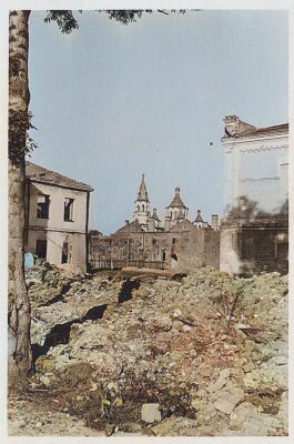 Спасо-Преображенський Собор 1941, Окупація Житомира, зруйновані будинки