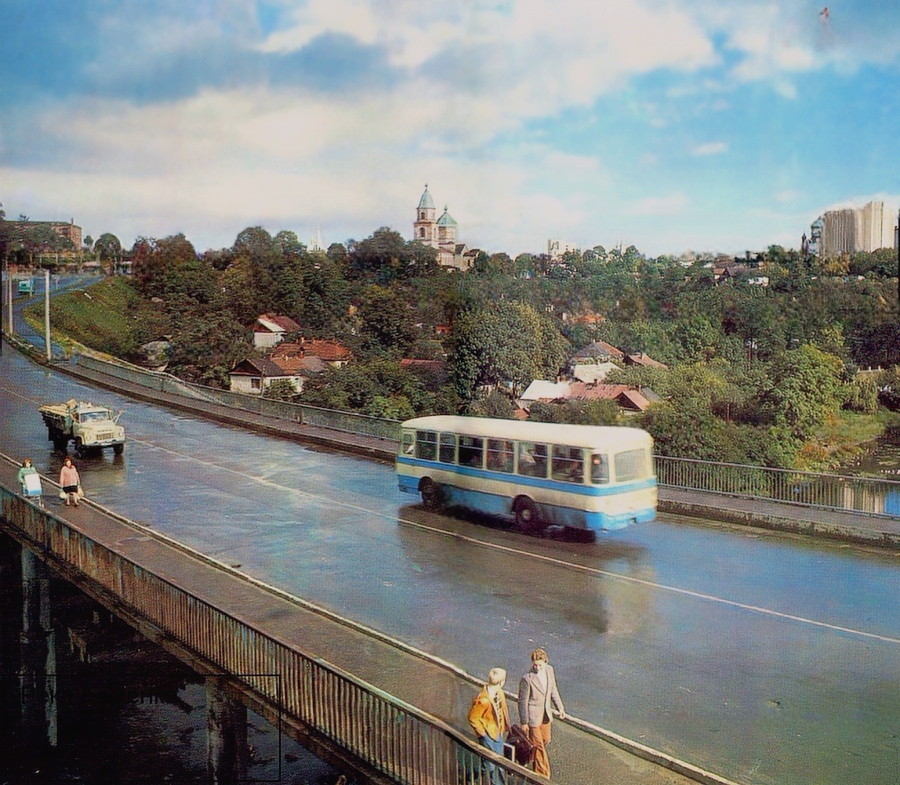 Фотографії Житомира 1982-1984 років 18 Фотографії Житомира 1982 Міст на Подол