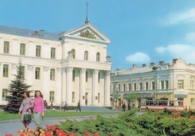 Фотографії Житомира 1982-1984 років 4 Фотографії Житомира 1983 Площа Рад, Облвиконком