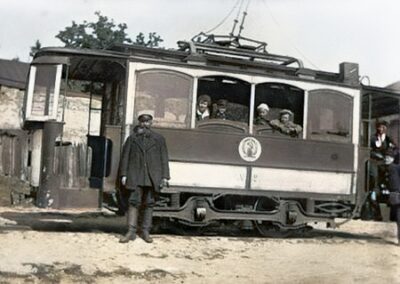 Житомирський трамвай 1930 (кольоризована версія)